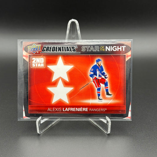 2021-22 Upper Deck Credentials ALEXIS LAFRENIERE #2S-4 Second Star of the Night