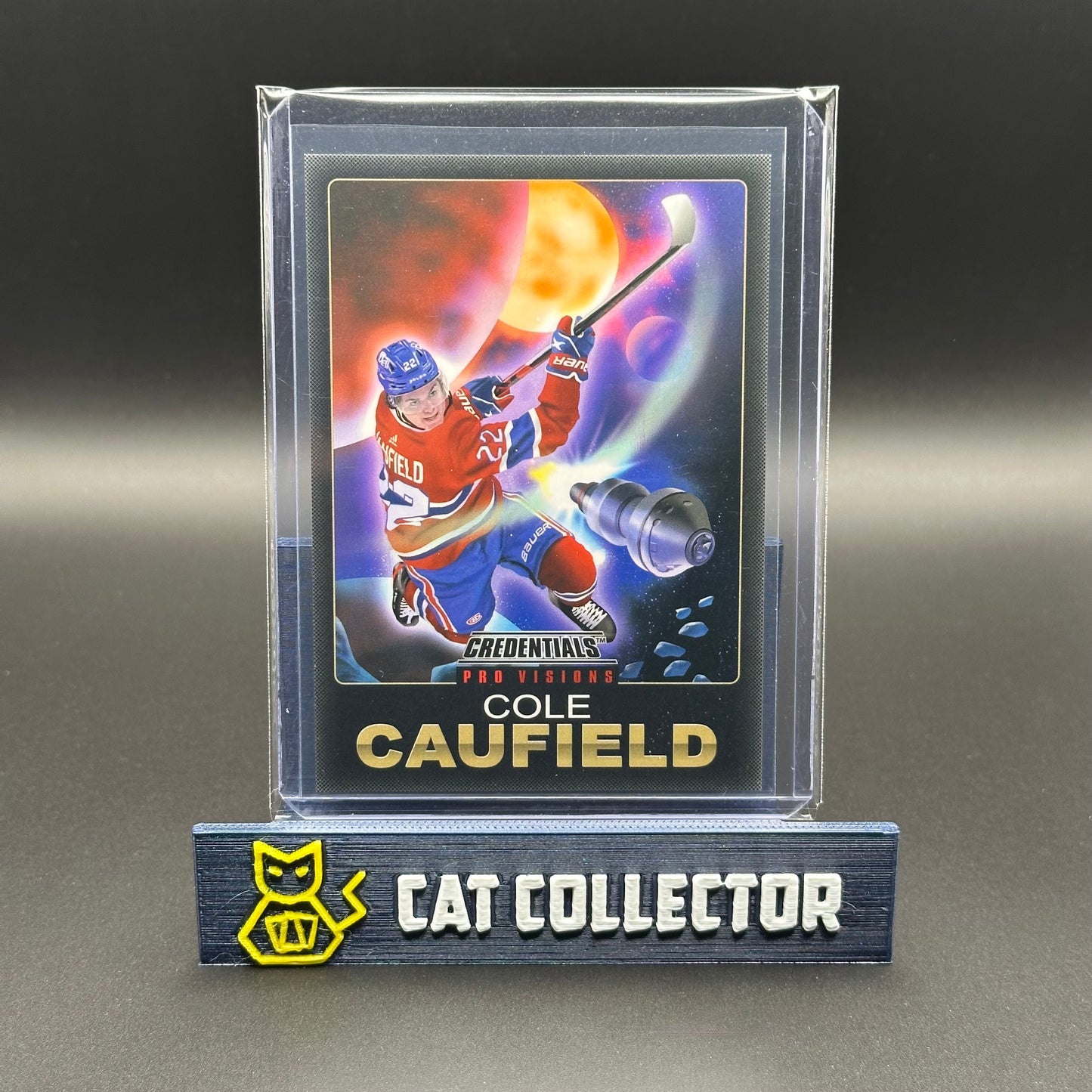 2021-22 UD Credentials COLE CAUFIELD #9 of 10 Fleer Pro Visions SSP Rookie RC