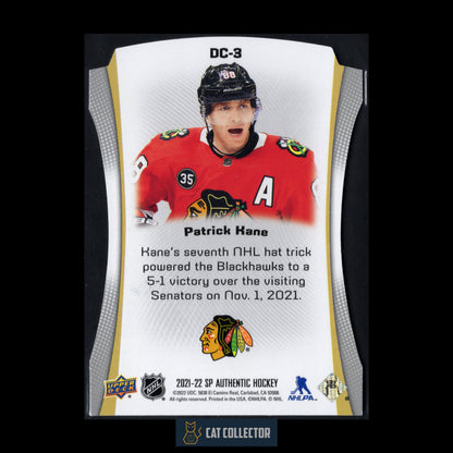 2021-22 Upper Deck SP Authentic PATRICK KANE #DC-3 Die-cut