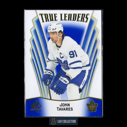 2021-22 Upper Deck SP Authentic JOHN TAVARES #TL-5 True Leaders Blue parallel