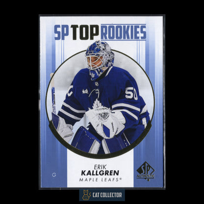 2021-22 Upper Deck SP Authentic ERIK KALLGREN #TR-41 SP Top Rookies RC