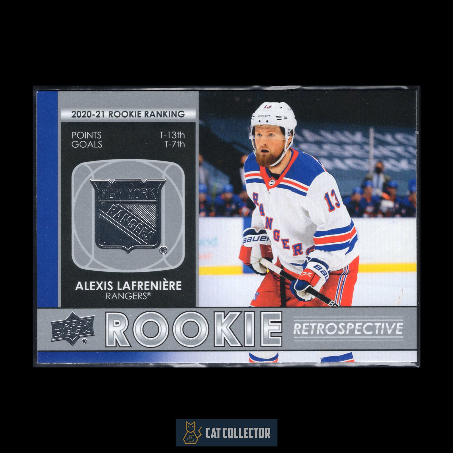 2021-22 Upper Deck Series 1 ALEXIS LAFRENIERE #RR-20 Rookie Retrospective