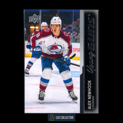 2021-22 Upper Deck Series 2 ALEX NEWHOOK #461 Young guns RC