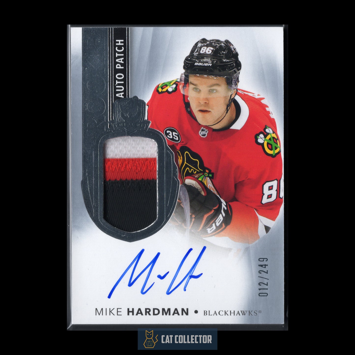 2021-22 Upper Deck The Cup MIKE HARDMAN #145 Rookie Auto Patch RC /249
