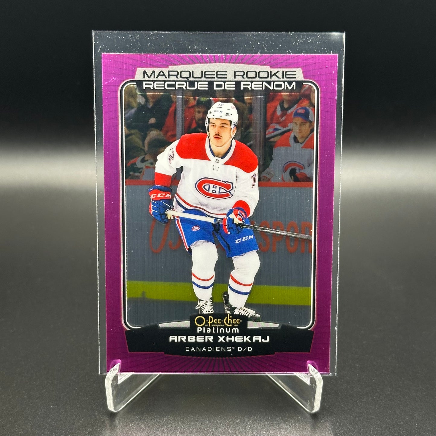 2022-23 O-Pee-Chee Platinum ARBER XHEKAJ #290 Marquee Rookie Matte Pink RC