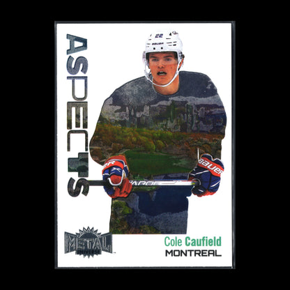 2022-23 SkyBox Metal Universe COLE CAUFIELD #A-19 Aspects