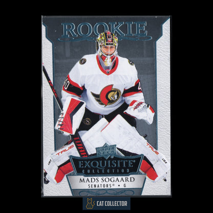 2022-23 Upper Deck Exquisite Collection MADS SOGAARD #R-40 Rookie Blue Spectrum RC /199