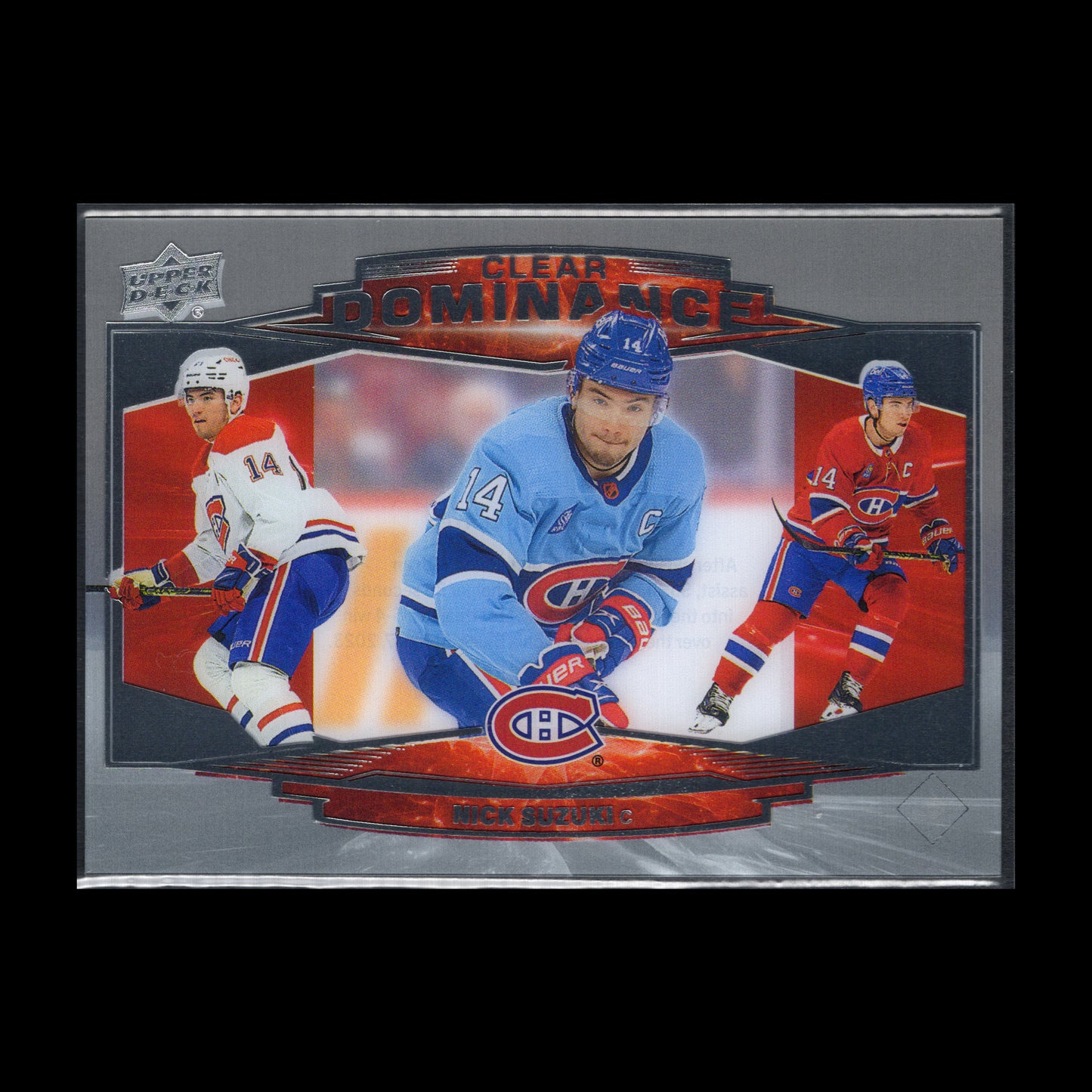 2022-23 UD Extended series NICK SUZUKI #CD12 Clear Dominance