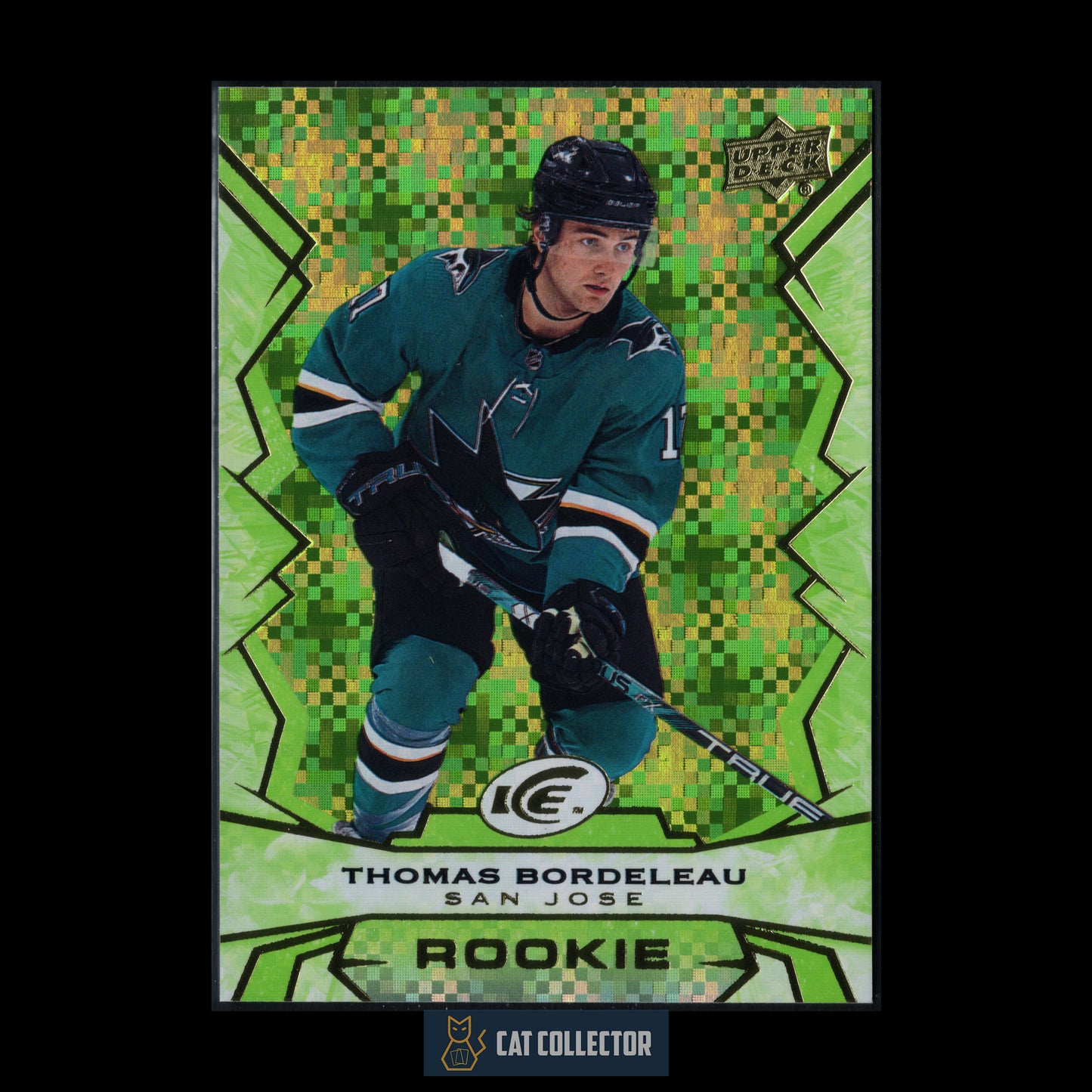 2022-23 Upper Deck Ice THOMAS BORDELEAU #134 Green RC