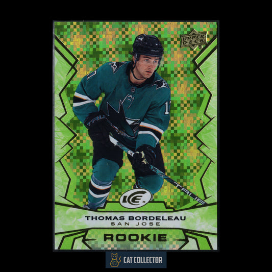 2022-23 Upper Deck Ice THOMAS BORDELEAU #134 Green RC