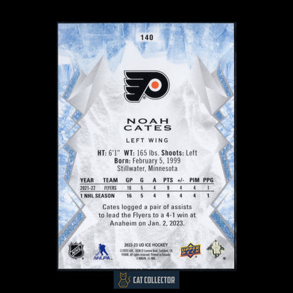 2022-23 Upper Deck Ice NOAH CATES #140 Green RC