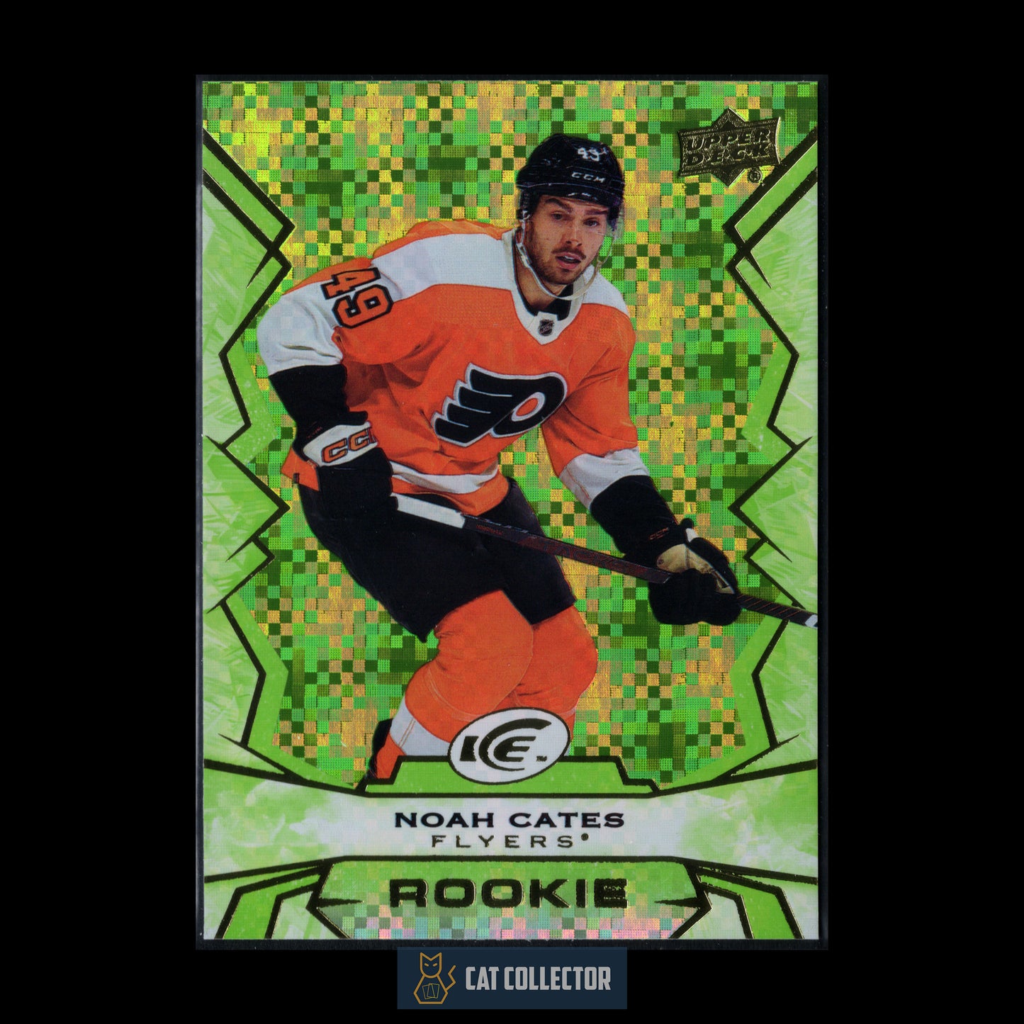 2022-23 Upper Deck Ice NOAH CATES #140 Green RC