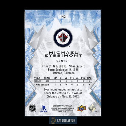 2022-23 Upper Deck Ice MICHAEL EYSSIMONT #142 Rookie RC