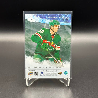 2022-23 Upper Deck Ice MITCHELL CHAFFEE #202 Ice Premieres Green Parallel RC /599