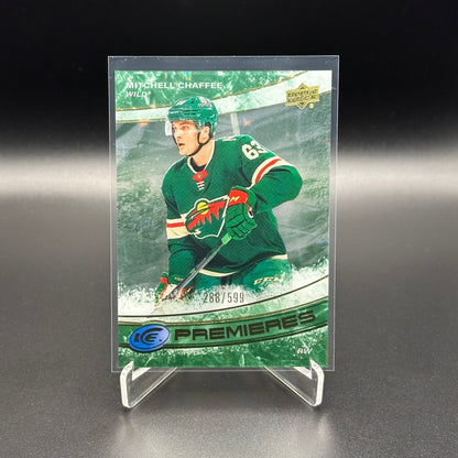 2022-23 Upper Deck Ice MITCHELL CHAFFEE #202 Ice Premieres Green Parallel RC /599