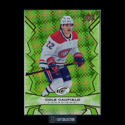 2022-23 Upper Deck Ice COLE CAUFIELD #22 Green