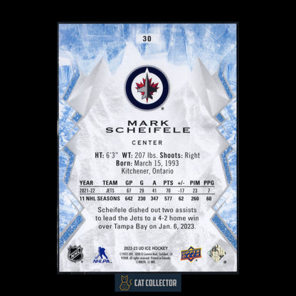 2022-23 Upper Deck Ice MARK SCHEIFELE #30 Green