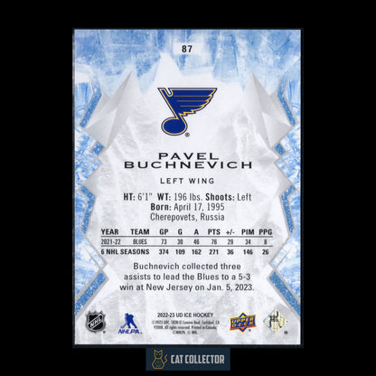 2022-23 Upper Deck Ice PAVEL BUCHNEVICH #87 Green