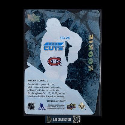 2022-23 Upper Deck Ice KAIDEN GUHLE #CC-24 Cool Cuts Rookie RC