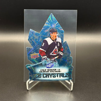 2022-23 Upper Deck Ice CALE MAKAR #IC-10 Ice Crystals Die-Cut