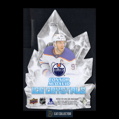 2022-23 Upper Deck Ice CONNOR MCDAVID #IC-9 Ice Crystals Die-Cut