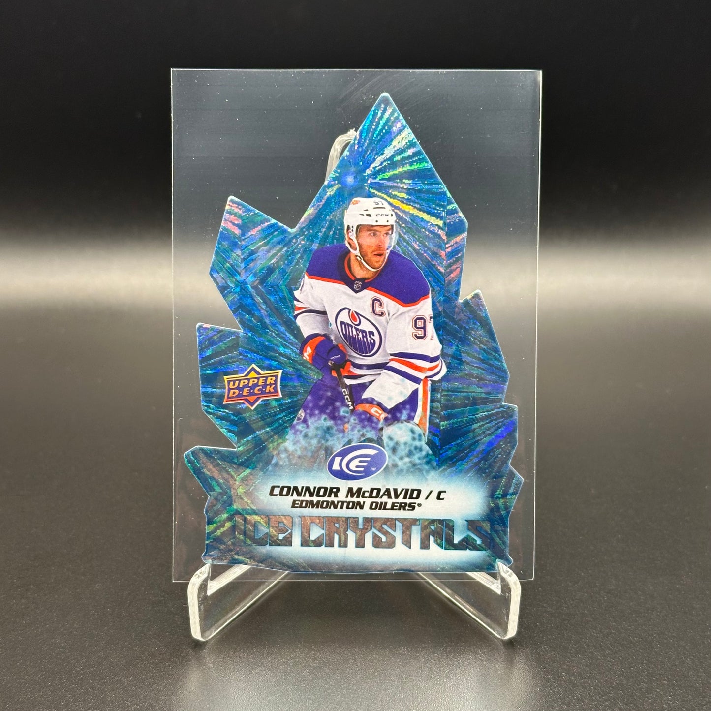 2022-23 Upper Deck Ice CONNOR MCDAVID #IC-9 Ice Crystals Die-Cut