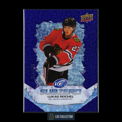 2022-23 Upper Deck Ice LUKAS REICHEL #SZ-LR Sub-Zero Rookies RC /999