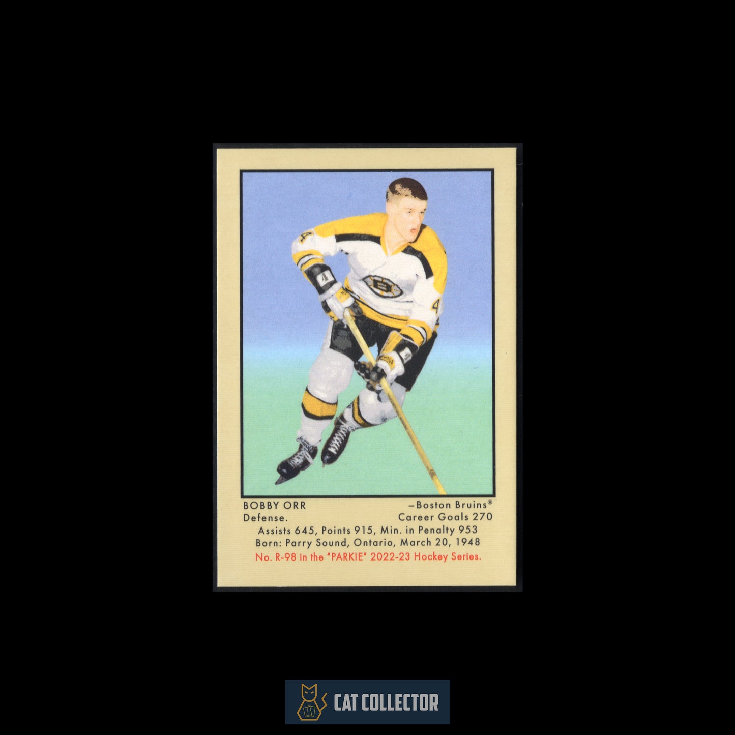 2022-23 Upper Deck Parkhurst Champions BOBBY ORR #R-98 Retro Parkie Mini