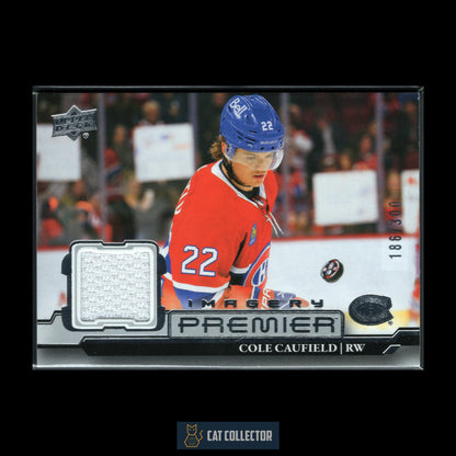 2022-23 Upper Deck Premier COLE CAUFIELD #PDJ-CC Dynamic Imagery Jersey /300