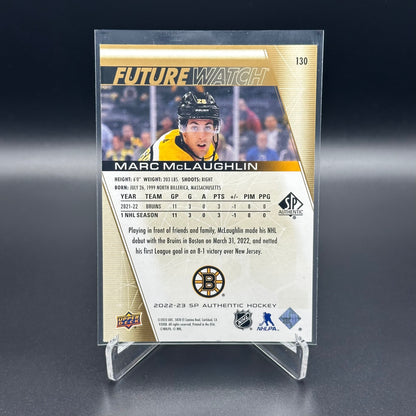 2022-23 Upper Deck SP Authentic MARC MCLAUGHLIN #130 Future Watch Gold RC /99