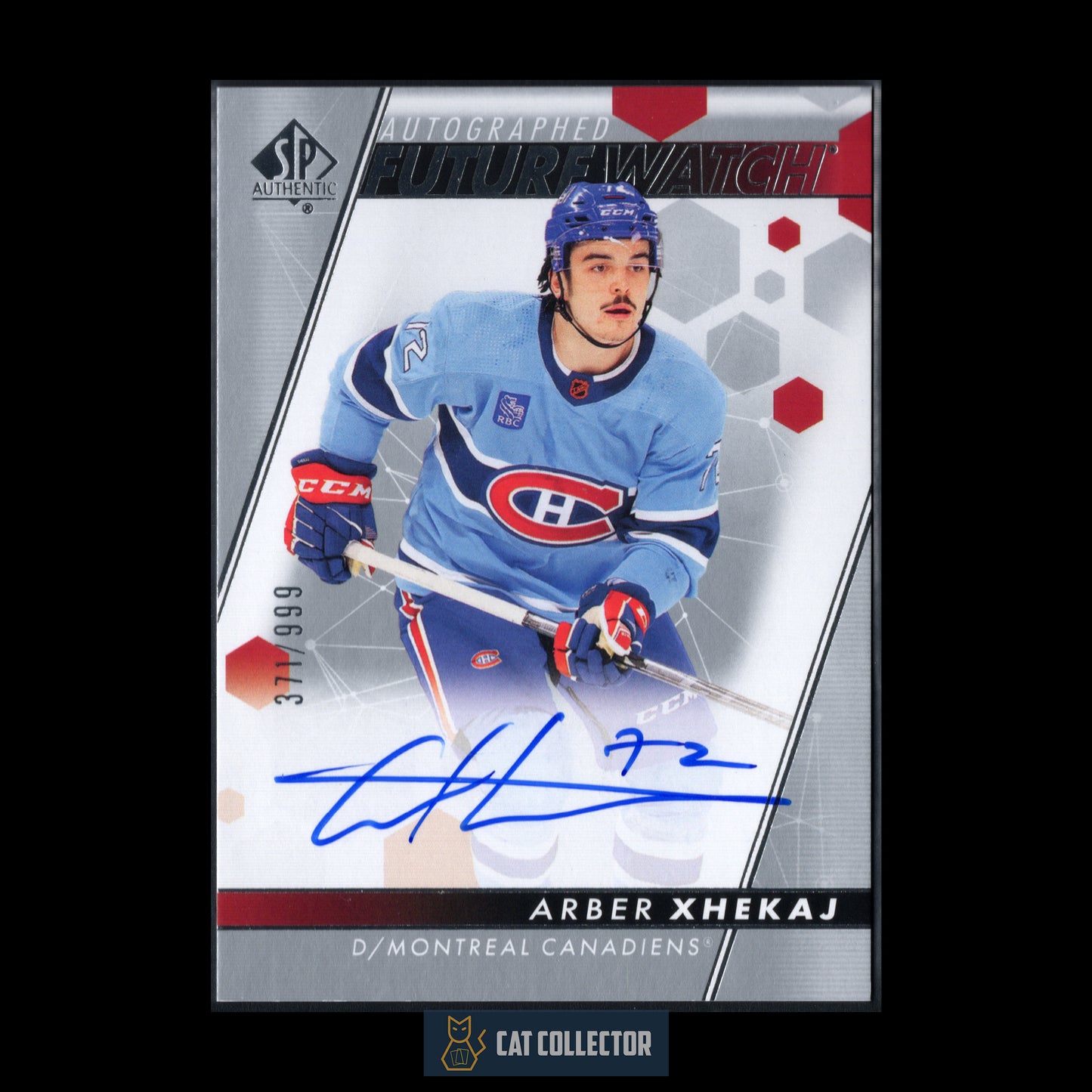 2022-23 Upper Deck SP Authentic ARBER XHEKAJ #154 Future Watch Auto RC /999 Auto