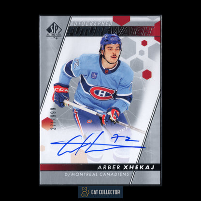 2022-23 Upper Deck SP Authentic ARBER XHEKAJ #154 Future Watch Auto RC /999 Auto