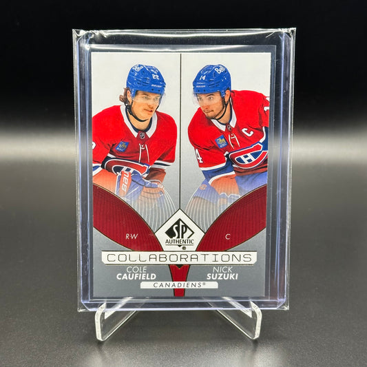 2022-23 Upper Deck SP Authentic COLE CAUFIELD / NICK SUZUKI #C-5 Collaborations