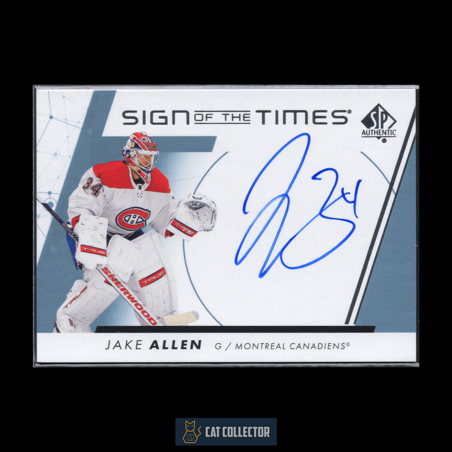 2022-23 Upper Deck SP Authentic JAKE ALLEN #SOTT-JA Sign of the times Auto