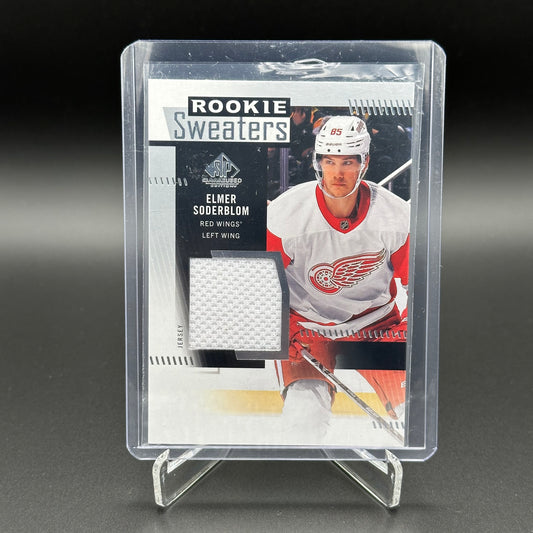 2022-23 UD SP Game Used ELMER SODERBLOM #RS-ES Rookie Sweaters RC Jersey