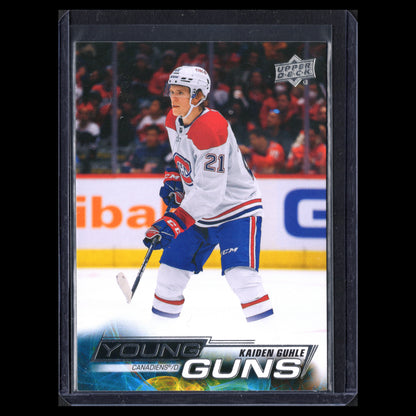 2022-23 Upper Deck Series 2 KAIDEN GUHLE #480 Young guns RC