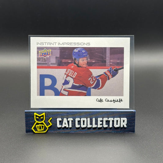 2022-23 UD Series 2 COLE CAUFIELD #PZ-8 Instant Impressions