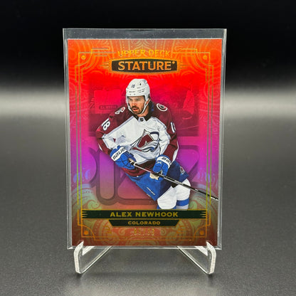 2022-23 Upper Deck Stature ALEX NEWHOOK #89 Photo Variant Red /33