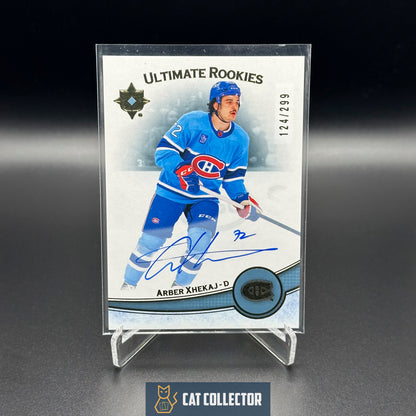 2022-23 UD Ultimate Collection ARBER XHEKAJ #157 Ultimate Rookies RC /299 Auto
