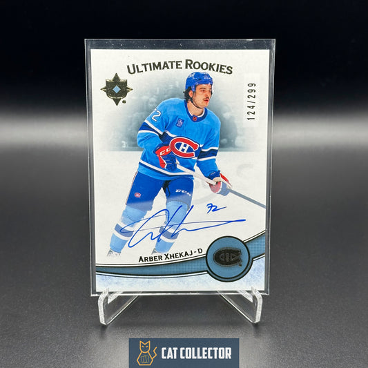 2022-23 UD Ultimate Collection ARBER XHEKAJ #157 Ultimate Rookies RC /299 Auto