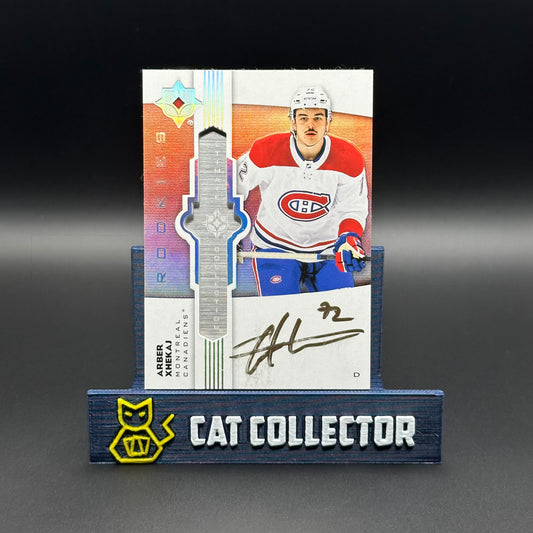 2022-23 UD Ultimate Collection ARBER XHEKAJ #UE-AX Ultimate Emblems Auto RC