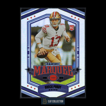 2022 Panini Chronicles BROCK PURDY #MAR-41 Marquee Rookie RC