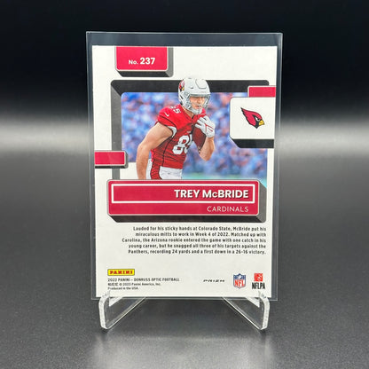 2022 Panini Donruss Optic TREY MCBRIDE #237 Purple Shock Rated Rookie RC