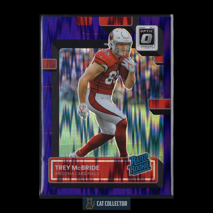2022 Panini Donruss Optic TREY MCBRIDE #237 Purple Shock Rated Rookie RC