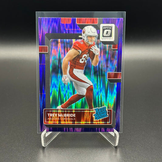 2022 Panini Donruss Optic TREY MCBRIDE #237 Purple Shock Rated Rookie RC