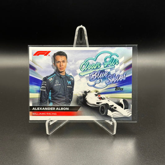 2022 Topps Formula 1 ALEXANDER ALBON #CABS-AA Clean Air Blue Skies