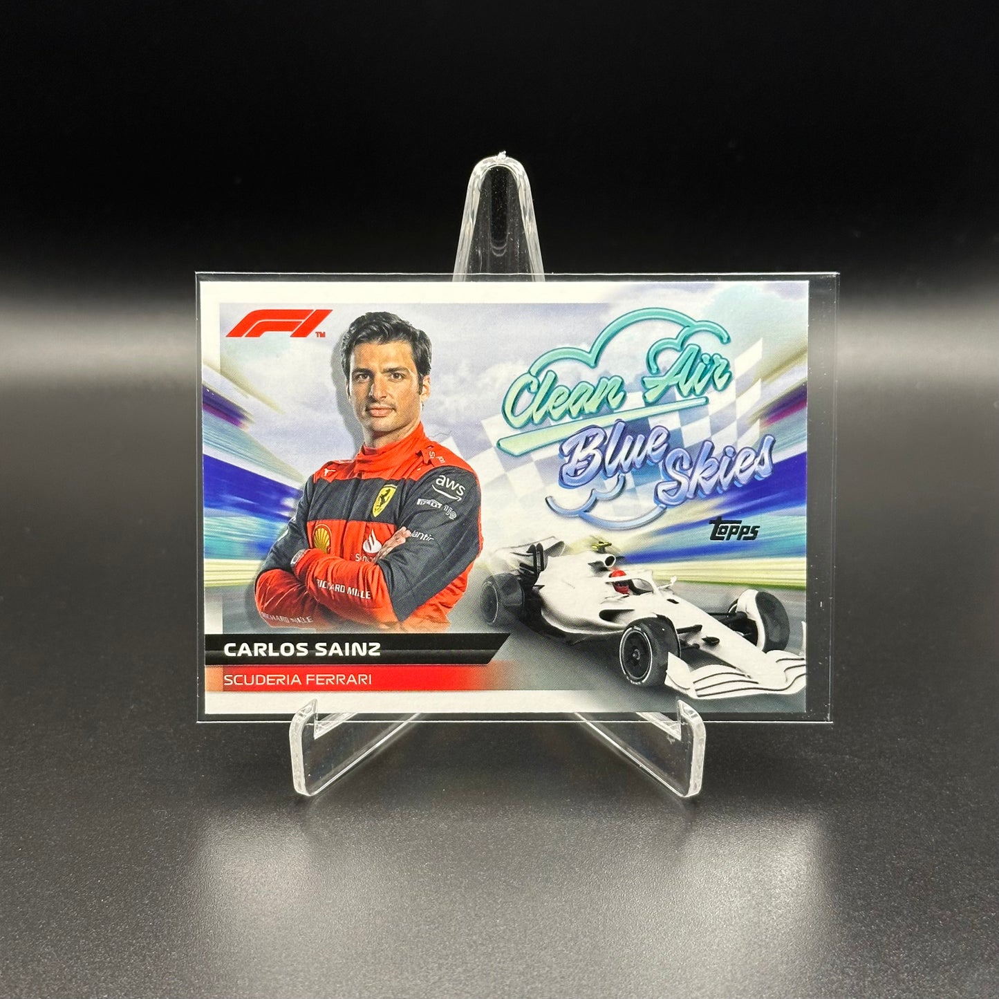 2022 Topps Formula 1 CARLOS SAINZ #CABS-CS Clean Air Blue Skies