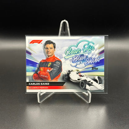 2022 Topps Formula 1 CARLOS SAINZ #CABS-CS Clean Air Blue Skies