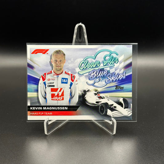 2022 Topps Formula 1 KEVIN MAGNUSSEN #CABS-KM Clean Air Blue Skies