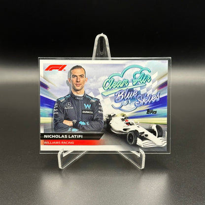 2022 Topps Formula 1 NICHOLAS LATIFI #CABS-NL Clean Air Blue Skies